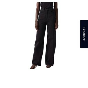 Levi's black baggy cinch jeans 28/31